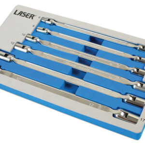 Alternative view of Flexible Socket Spanner Set 6pc