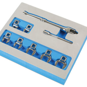 Alternative view of Flare Nut Wrench Set 1/4"D 9c