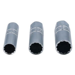 Thin Wall Spark Plug Socket Set 3/8"D 3pc