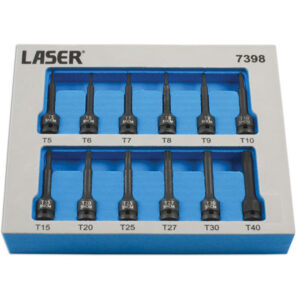 Impact Star Socket Bit Set 1/4"D 12pc