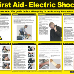 Electric Shock First Aid Poster