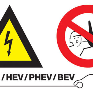 High Voltage/No Admittance Sign (without text)