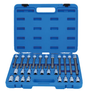 Spline Socket Bit Set 1/2"D 26pc