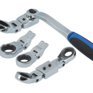 Alternative view of Multi Head Ratchet Ring Spanner Set