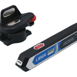Alternative view of Laser Alignment & Spirit Level Tool