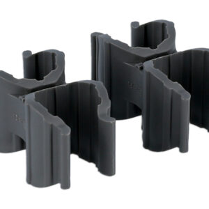 Alternative view of Pair of Brackets for Folding Safety Barrier 8000