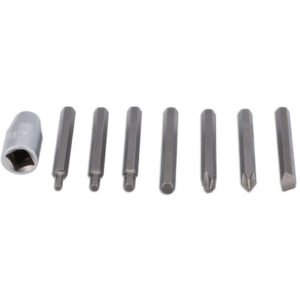 Impact Bit Set 8pc 1/2"D