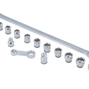 Extra Long Flexible Ratchet Wrench/Socket Set 16pc