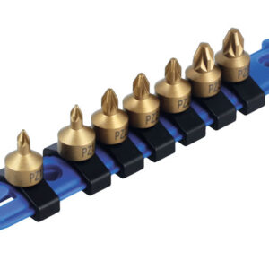 Low Profile Pozi Drive Socket Bit Set 1/4"D 7pc