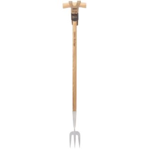 Draper Heritage Stainless Steel Fork With Ash Long Handle